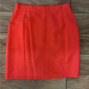 100% silk coral skirt